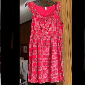 Old Navy large sleeveless red knee length dress
